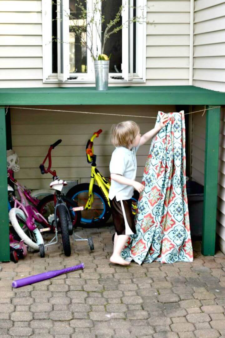 Hide Outdoor Toys Storage for Kids
