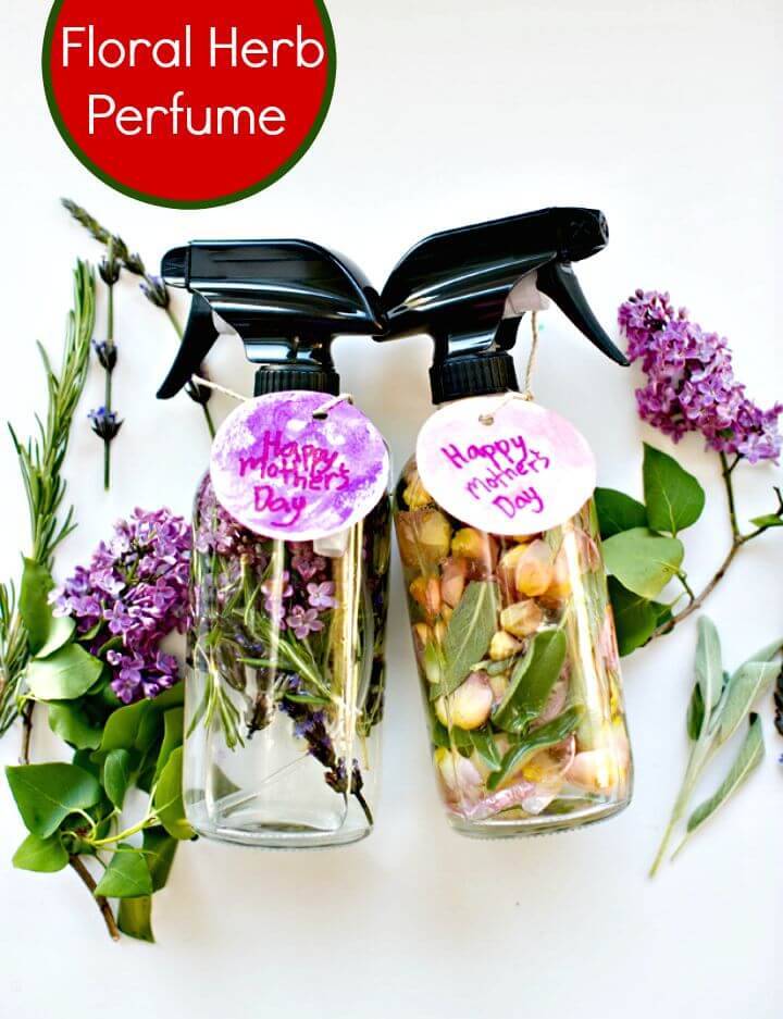 DIY Mother’s Day Floral Herb Perfume