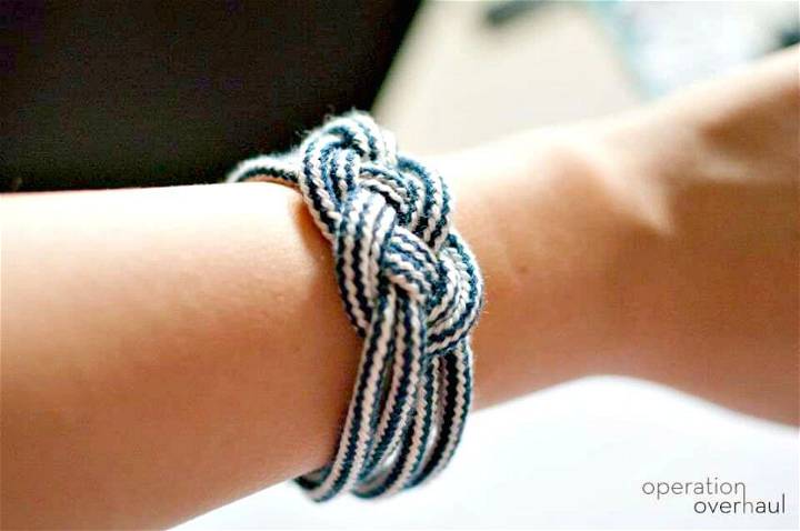 DIY Nautical Rope Bracelet - Homemade Gift Ideas 
