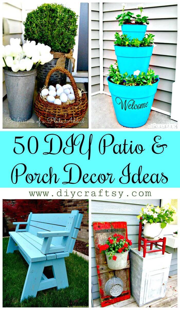 DIY Patio & Porch Decor Ideas - DIY Home Decor Ideas - DIY Crafts - DIY Projects