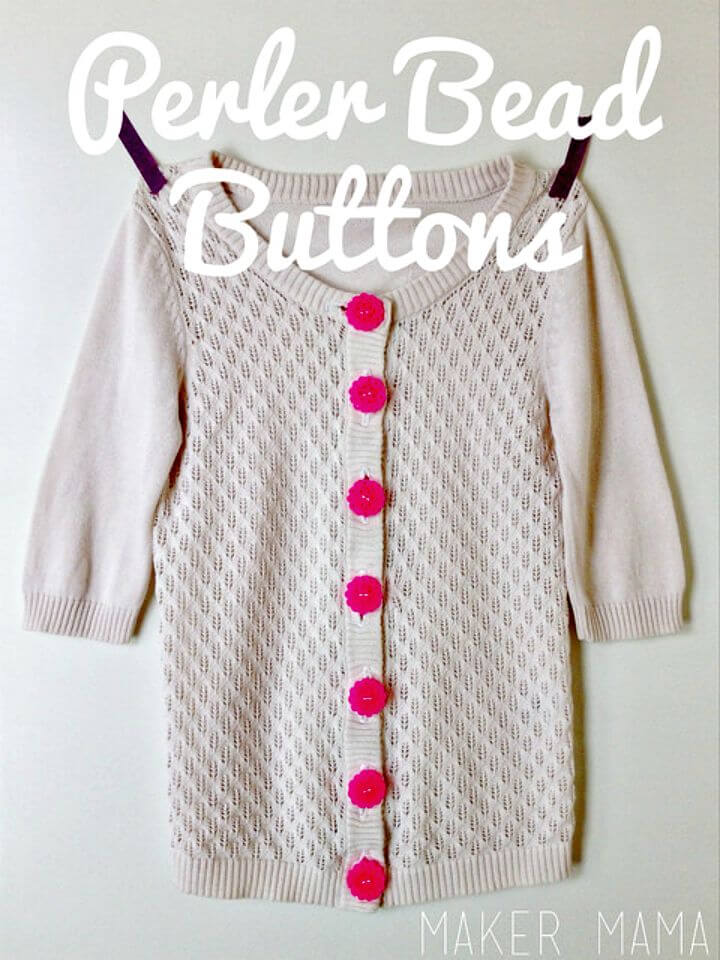How to Make Perler Bead Buttons - DIY