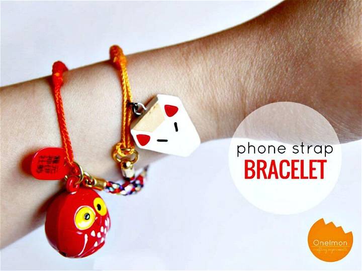 How to DIY Phone Strap Bracelet