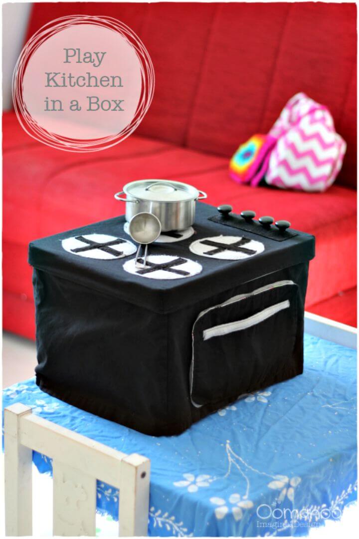 DIY Play Kitchen in a Box - Sewing Tutorial