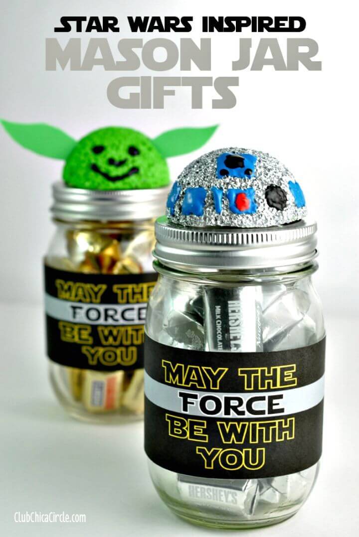DIY Star Wars Inspired Mason Jar Gifts