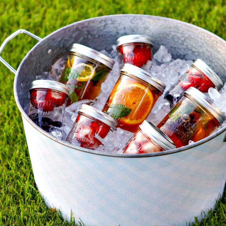 DIY Summertime Sun Tea for Summer Party 