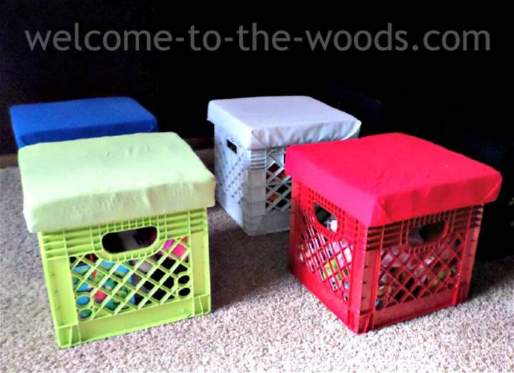 DIY Toy Storage With Crates