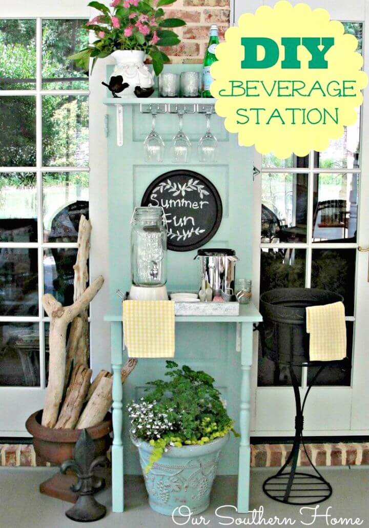 5 Ways to Create an Outdoor Beverage Station on A Budget - Infarrantly  Creative