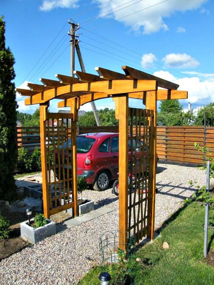 20 Chic and Easy DIY Arbor Plans DIY Arbor for Wedding ⋆ DIY Crafts