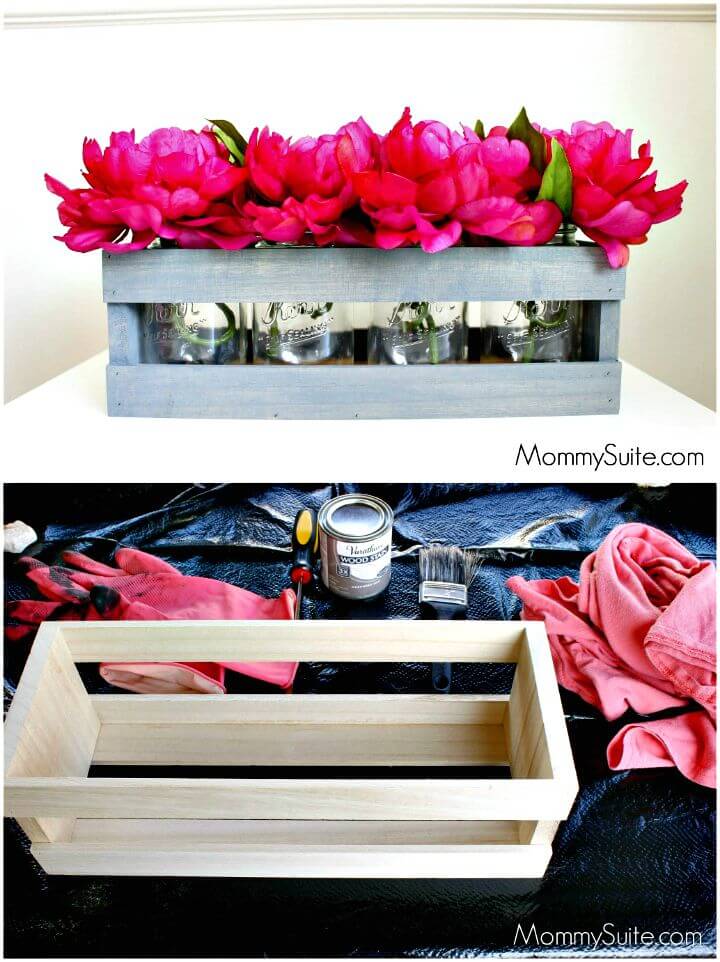 How to Make Wooden Box Centerpiece Step By Step Tutorial