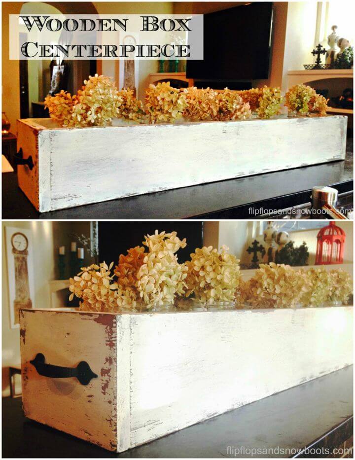 Build Your Own Wooden Box Centerpiece Tutorial