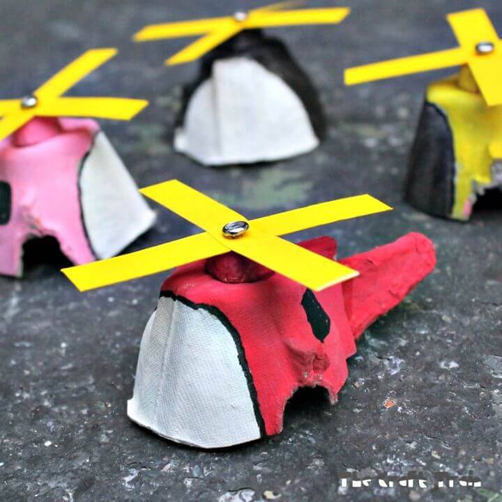 Make Your Own Egg Carton Mini ‘Copters