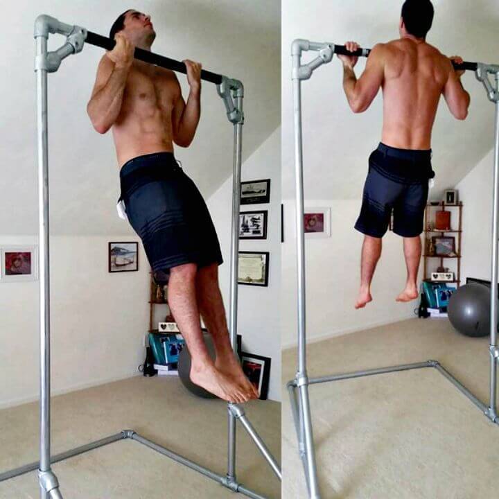 Simple DIY Free Standing Pull-Up Bar