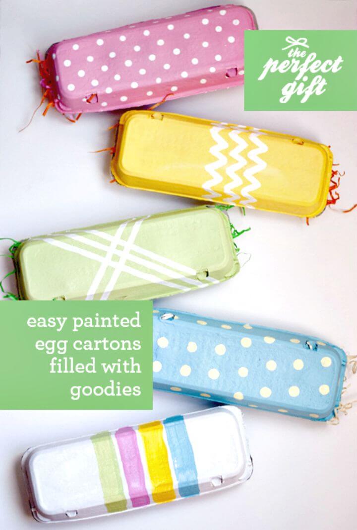 Easy DIY Painted Egg Cartons - The Perfect Gift