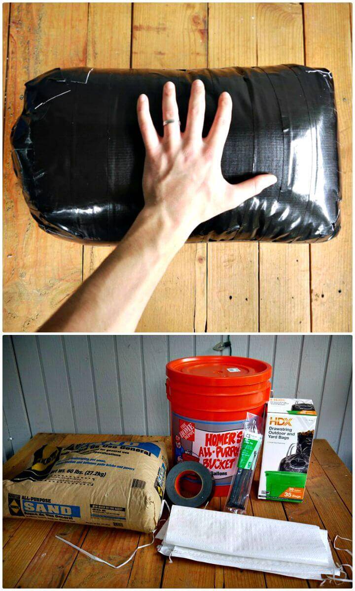 Easy DIY Sandbag and Bucket