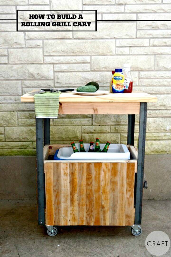How To Build A Grill Cart - DIY