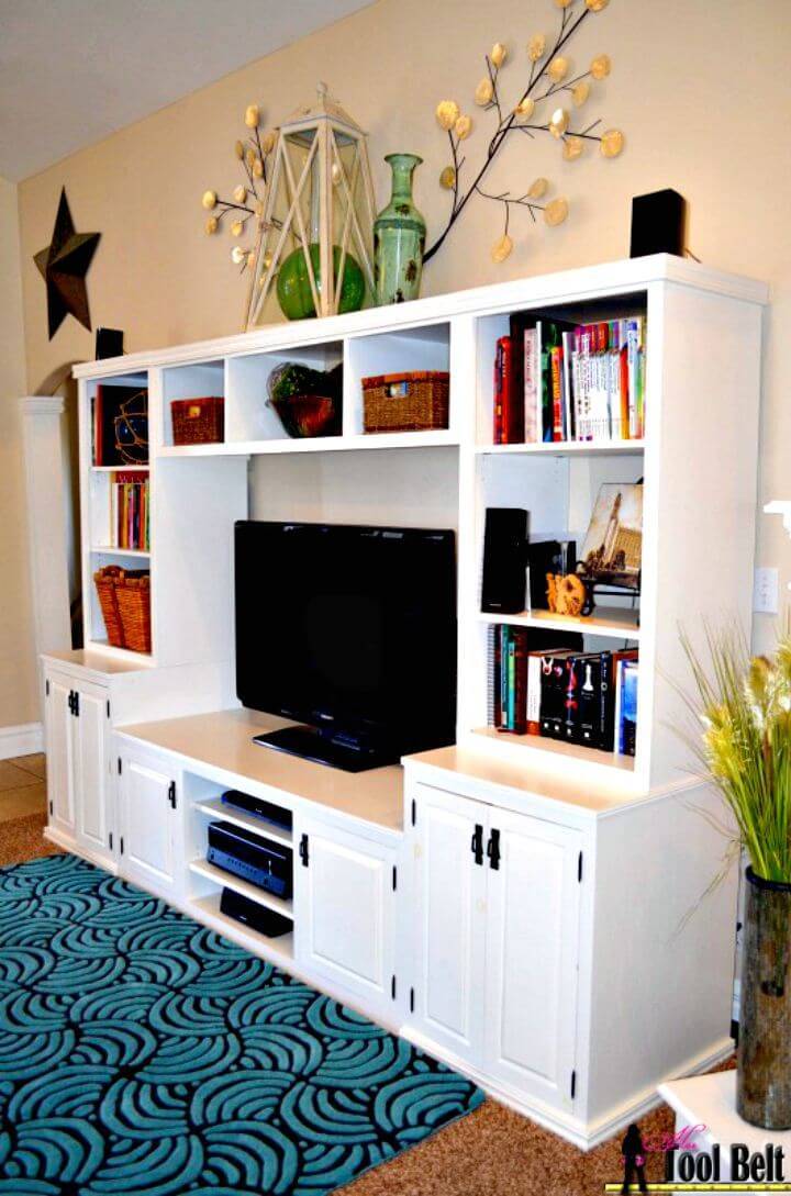 Build a Pottery Barn Media Center With Toy Storage