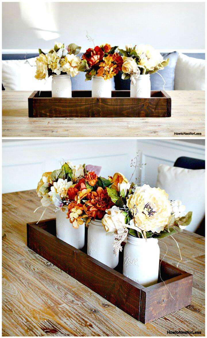 36 DIY Wooden Box Centerpiece Ideas Full Tutorials ⋆ DIY 