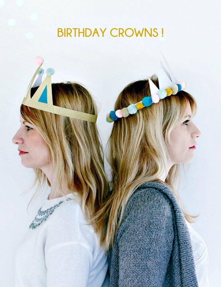 How To Make Birthday Crowns - DIY