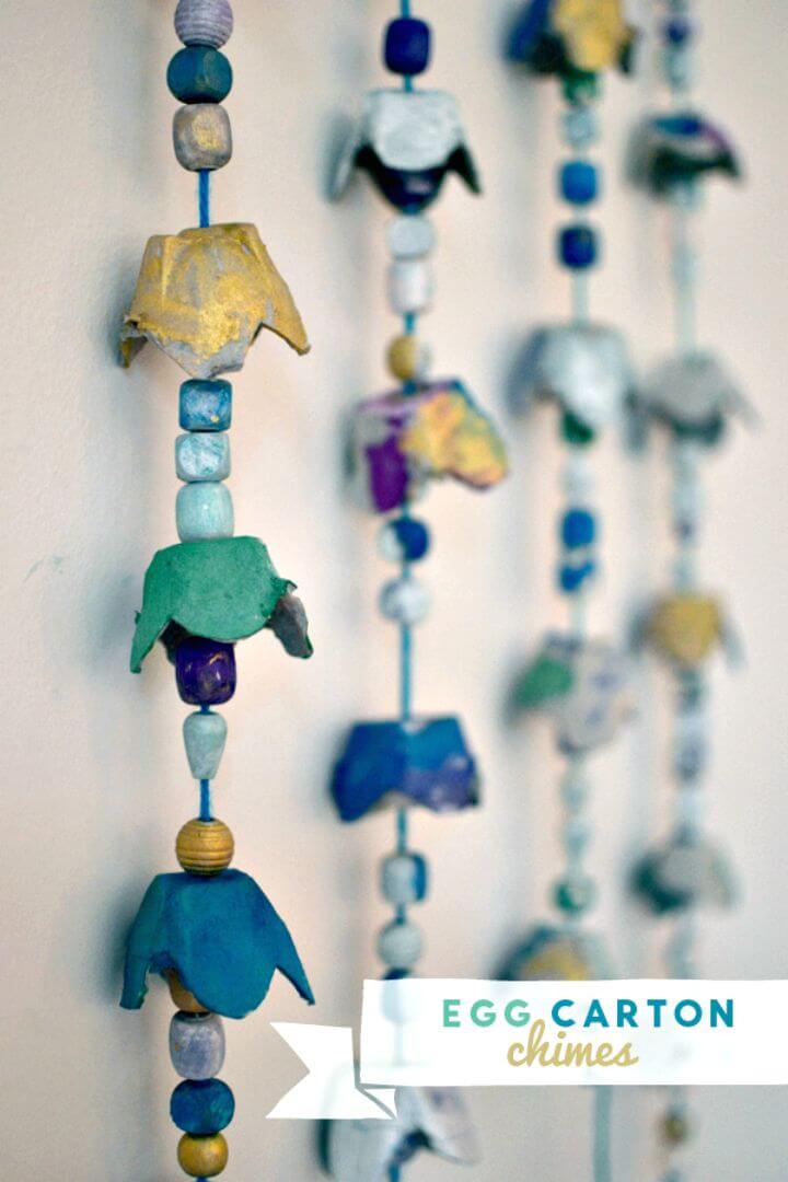 How To Make Egg Carton Chimes - DIY 