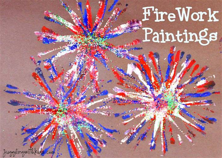 Make Your Own Firework Painting