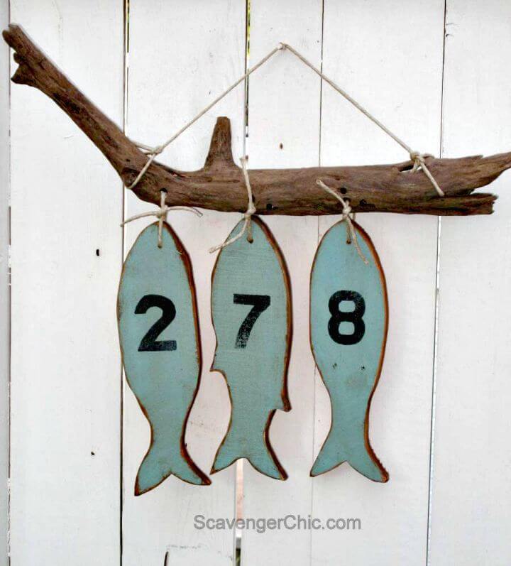 How to Make Fish House Numbers