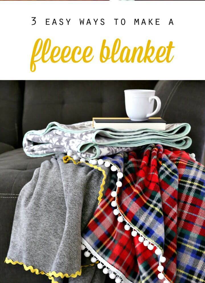 How To Make Fleece Blankets - It’s So Easy