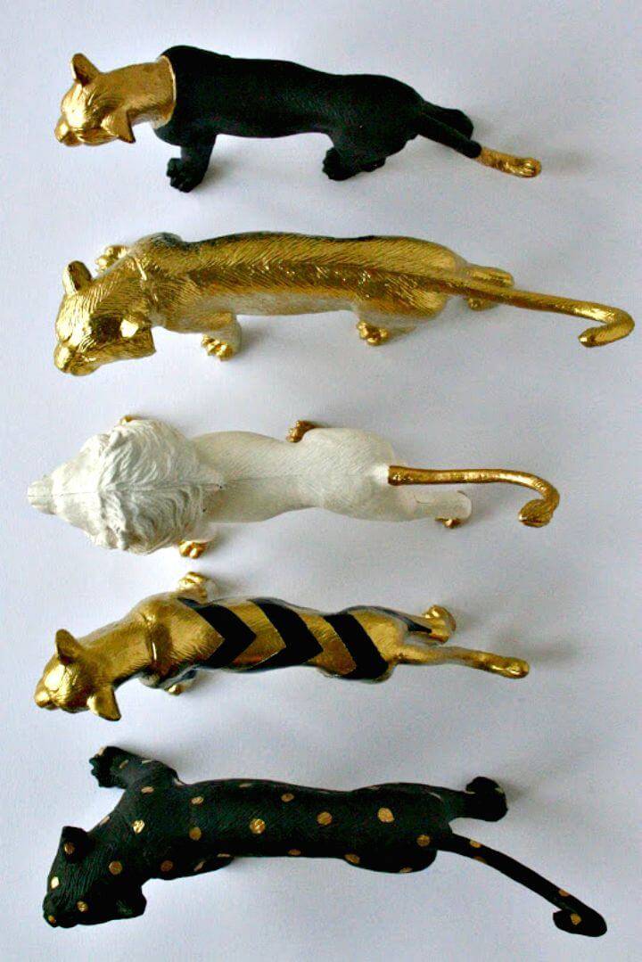 How To Make Gold Patterned Beasts - DIY Kids Toy
