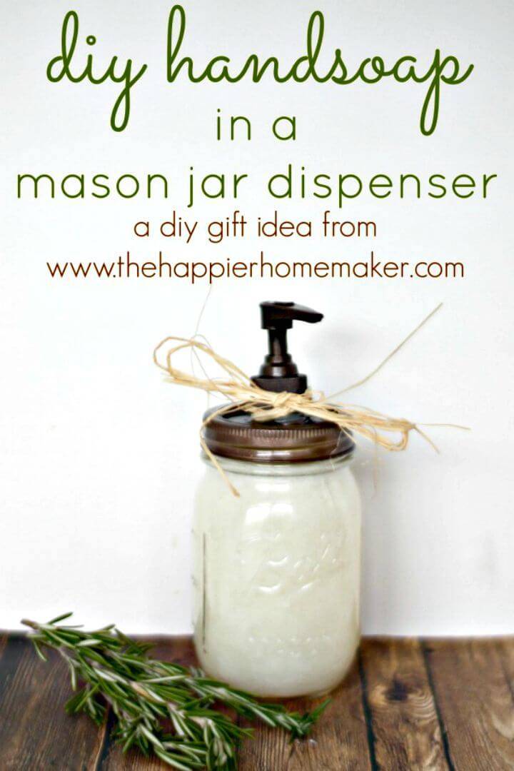 How To Make Hand Soap Gift - DIY Mason Jar Crafts 