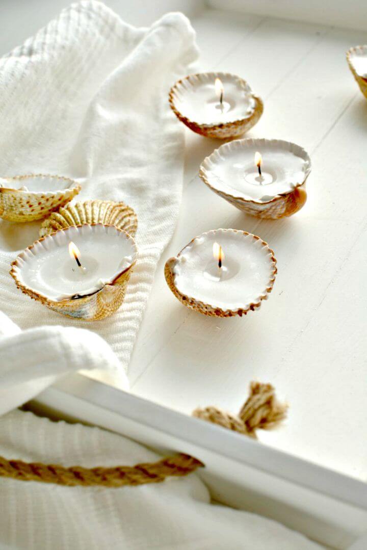 How to Make Handmade Shell Candles