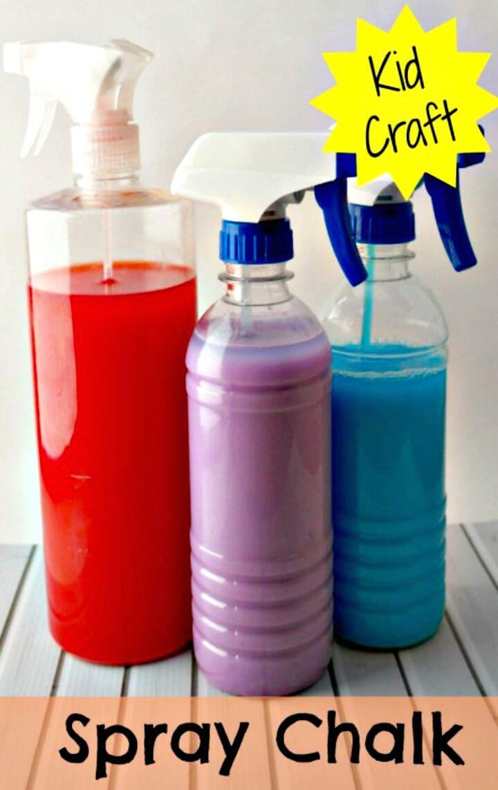 DIY Spray Chalk - Kids Activity