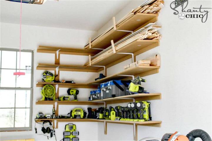 Build Super Easy Garage Shelves - DIY 