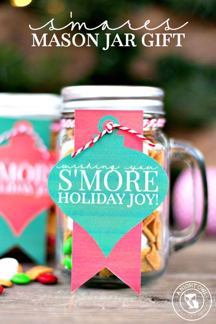 How To Make S’mores Mason Jar Gifts for Parties 