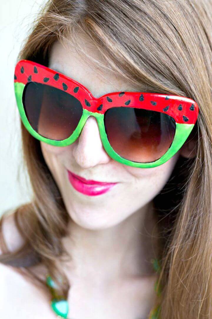 How To Make Watermelon Sunglasses - DIY