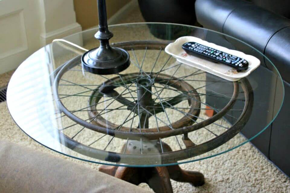 Simple DIY Wheelchair Wheel Table