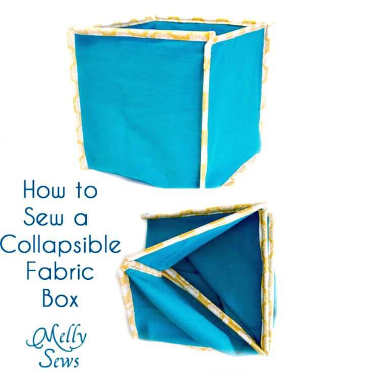 How to Sew a Collapsible Toy Storage Box