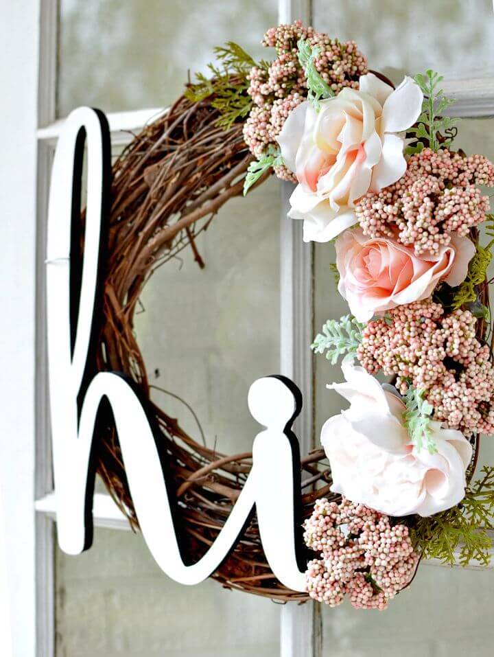 Make a Summer Wreath For Your Front Porch - DIY