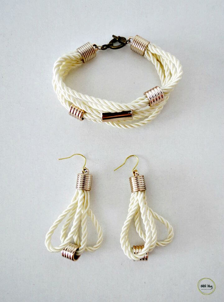 Make Stylish Rope Jewelry Bracelet - DIY Homemade Jewelry Ideas 