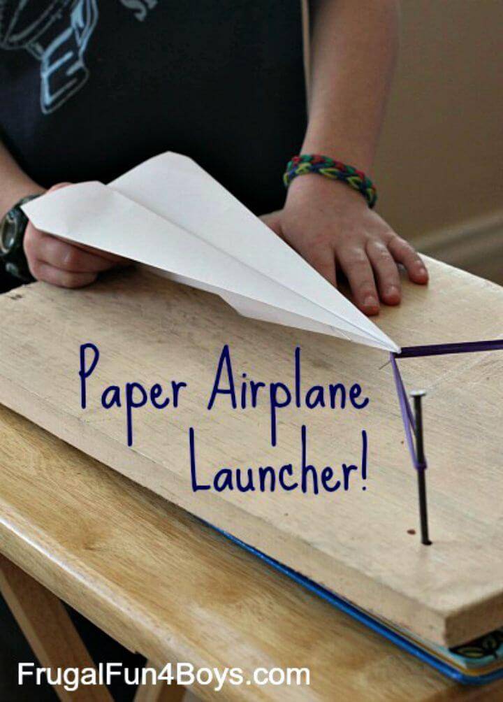 How to Build Paper Airplane Launcher