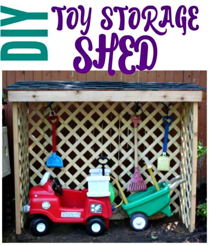 How to Build a Toy Storage Shed