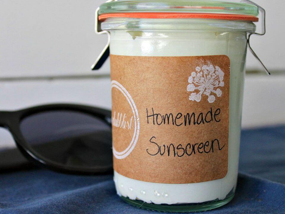 DIY Coconut Sunscreen With Shea Butter