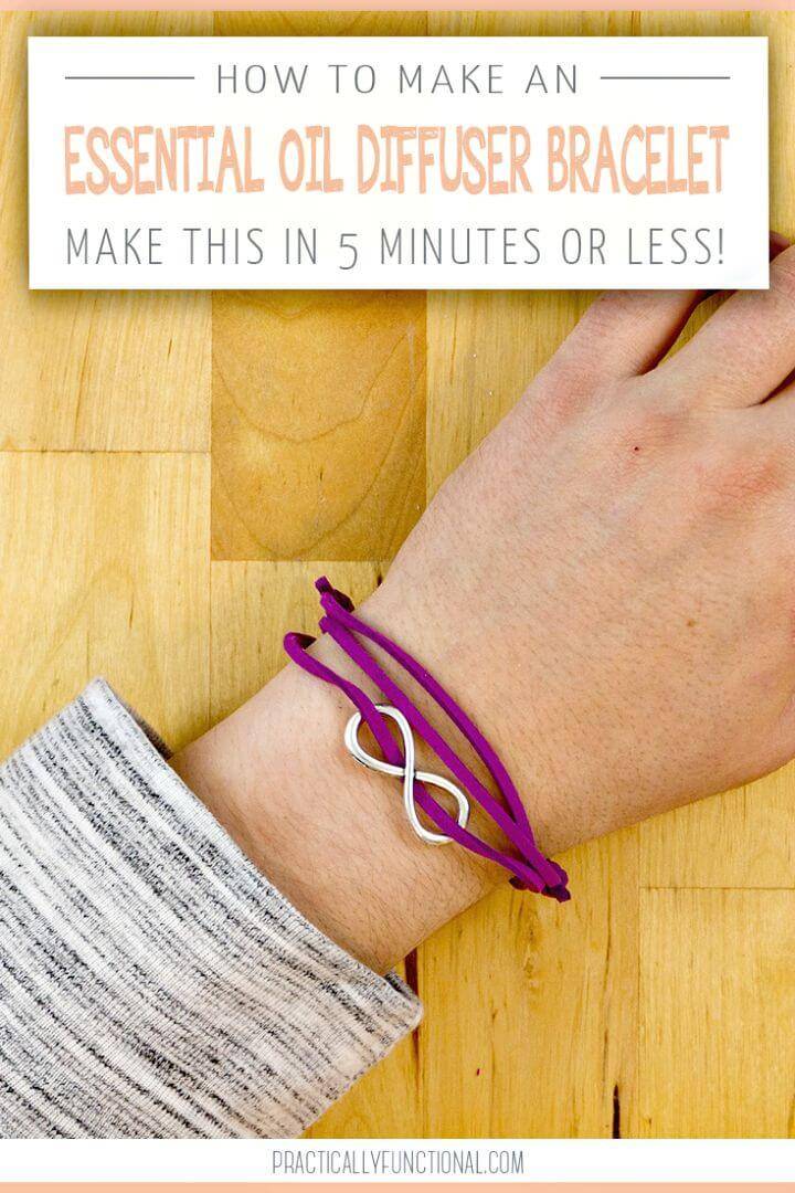 Quick DIY Essential Oil Diffuser Bracelet