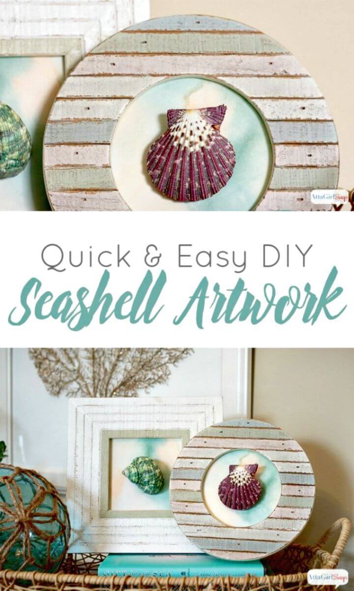 Quick DIY Seashell Artwork Tutorial