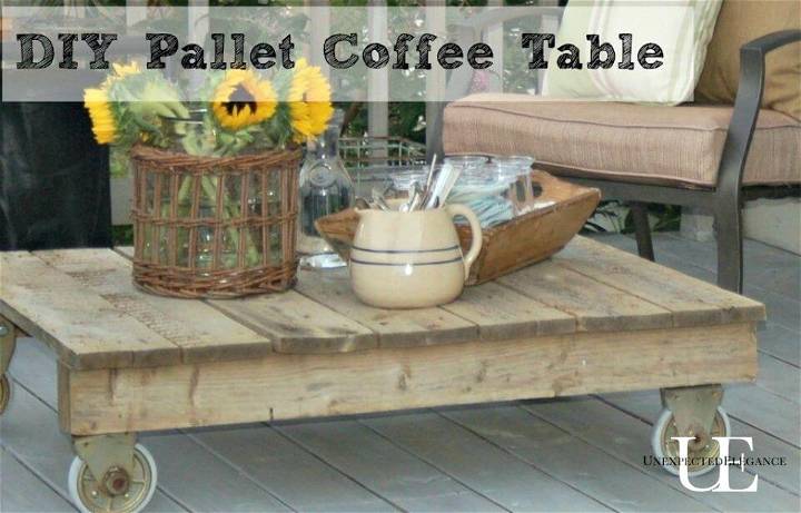DIY Pallet Coffee Table to Sell 