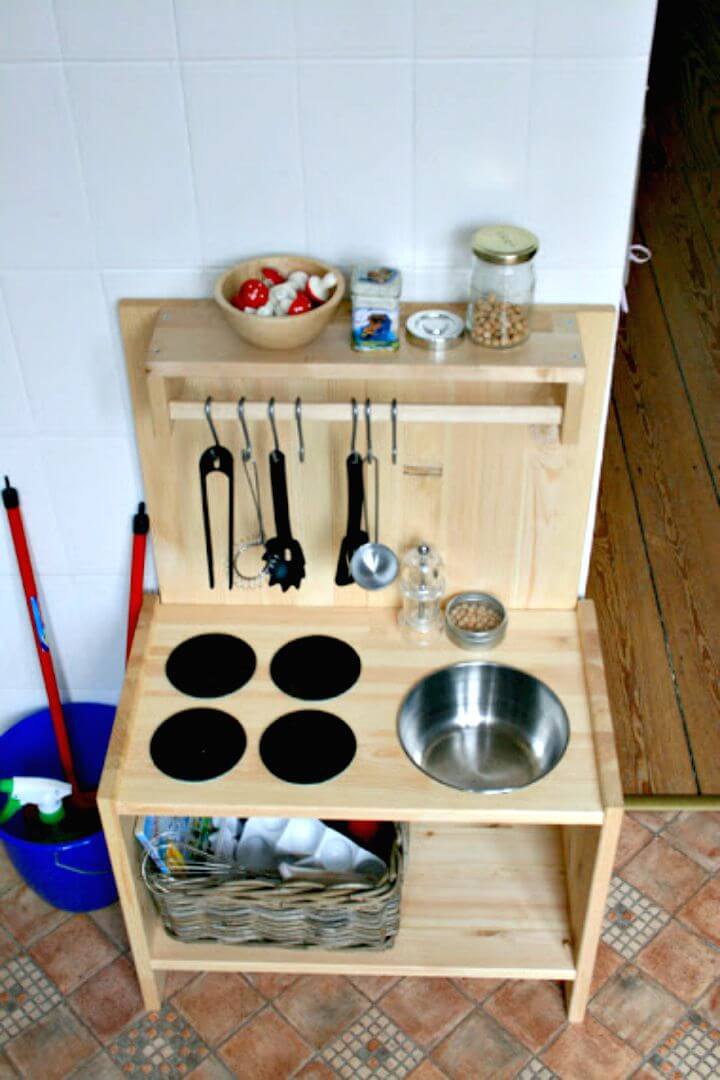 wooden food for childrens kitchen