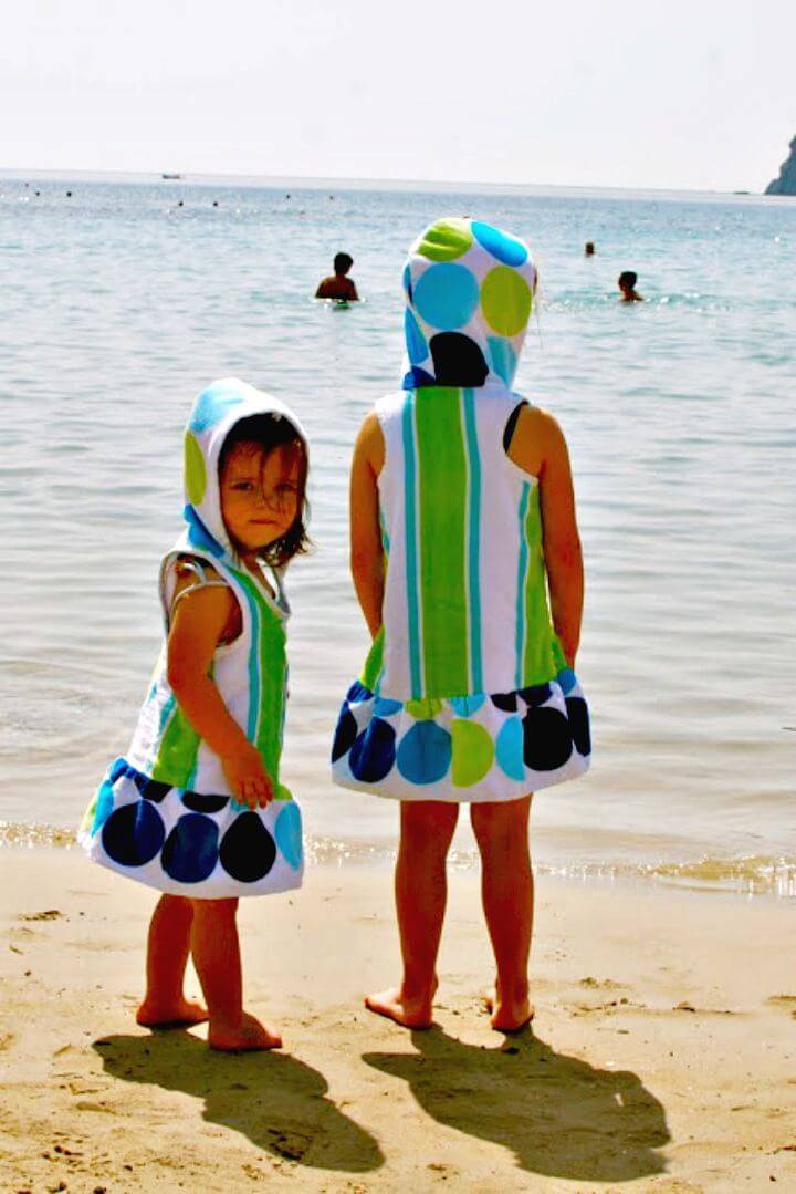 Super Easy DIY Beach Towel Dresses