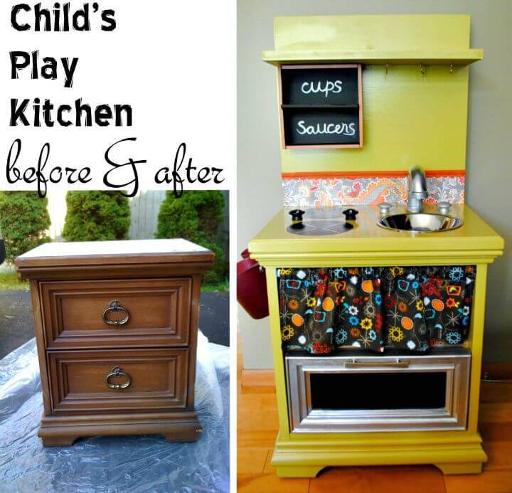 Super Easy DIY Child’s Play Kitchen