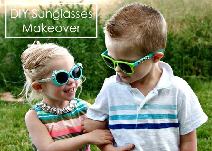 Super Easy DIY Kids Sunglasses Makeover