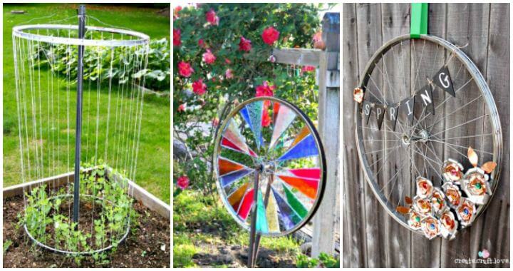 10 DIY Bicycle Wheel Decor Ideas: Bike Wheel Art