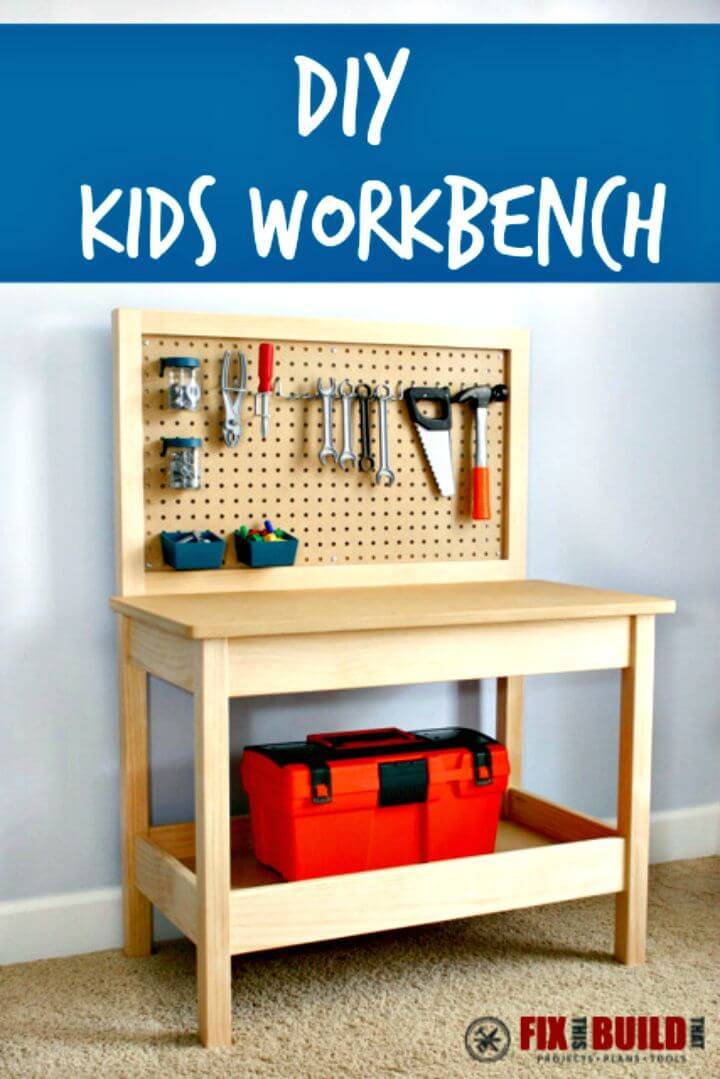 Free Kids Workbench Plan