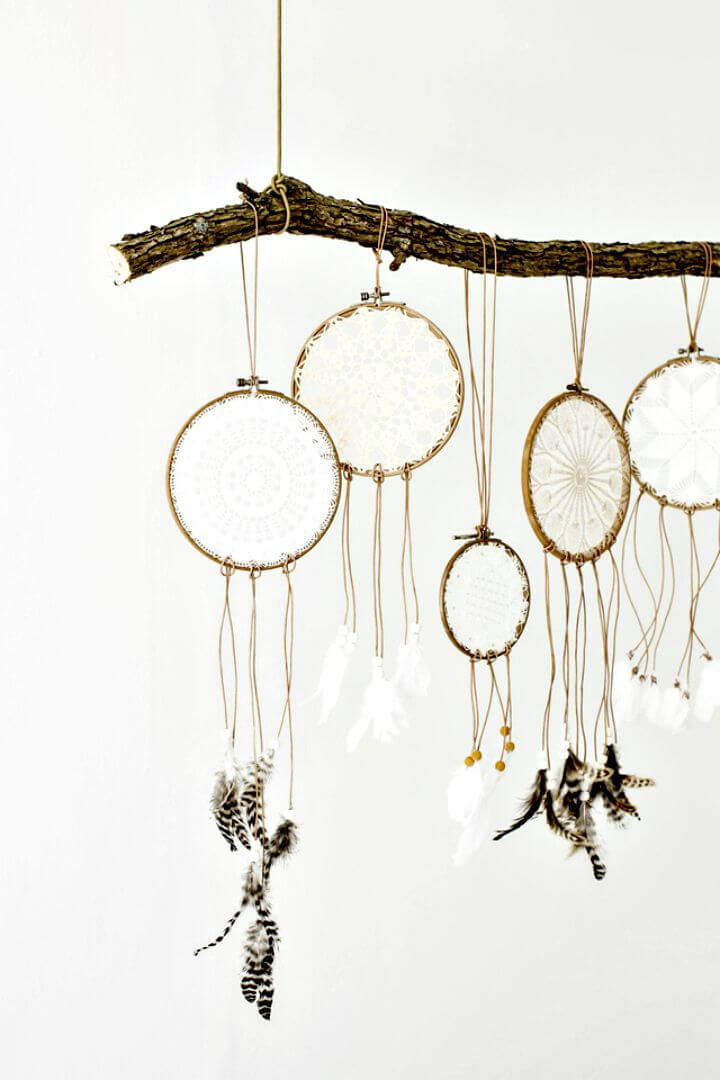 DIY Lace Dream-catcher